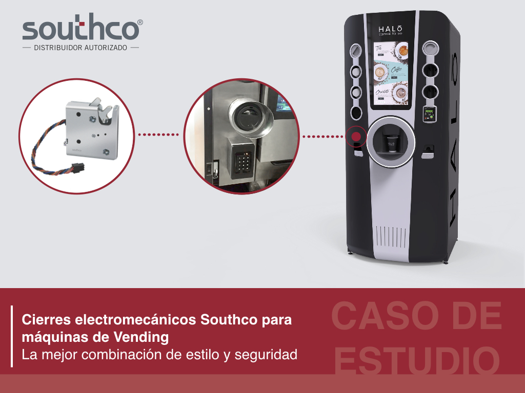 Southco para Vending, seguridad y estética